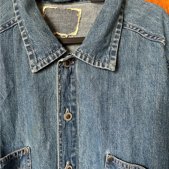 Levi’s Silvertab XL Denim Oversized Button down Shirt Size XL - Picture 7 of 15